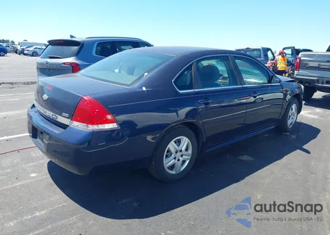 2011 Chevrolet Impala Ls z USA, uszkodzony, nr VIN 2G1WF5EK1B1252307